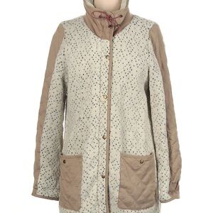 Women's Beige Quilted Jacket